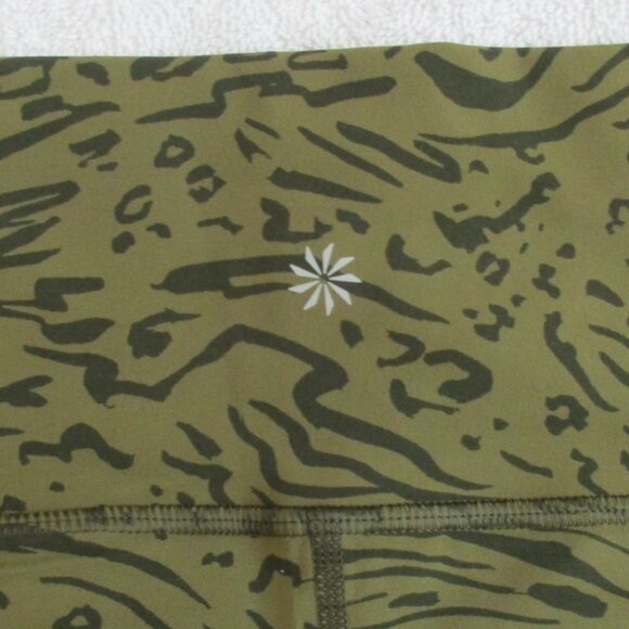 Athleta Green Patterned Leggings - Picture 7 of 11